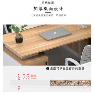 中伟办公桌屏风工位职员桌员工桌员工位工作位电脑桌卡座F型4人位5600*1500*1200