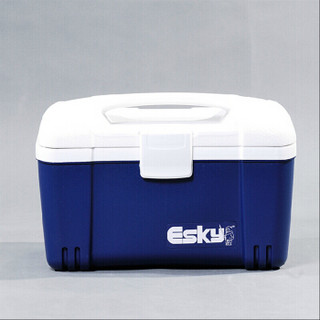Esky 爱斯基 12L户外家用保温箱车载便携钓鱼PU款冰块母乳冷藏箱附6冰袋
