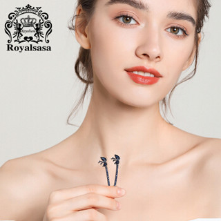 Royal sasa 皇家莎莎（Royalsasa）发夹一字夹边夹侧夹刘海夹对夹发卡子头饰天鹅发饰