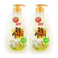 AGE 爱敬 小麦谷物洗洁精 750ml*2瓶