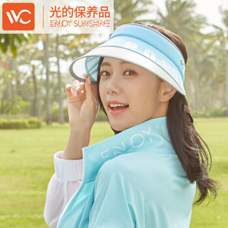 韩国VVC CM00068新款夏季女防晒帽韩版时尚运动太阳帽防紫外线百搭遮阳帽空顶帽 玫红色