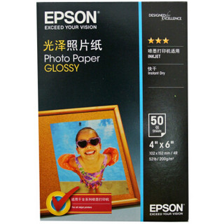 EPSON 爱普生 S042555 新一代光泽照片纸 6寸/50张