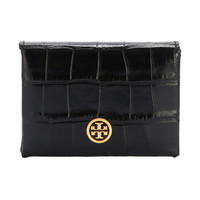 TORY BURCH 托里.伯奇 女士黑色皮质短款钱包钱夹 50704 001