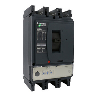 施耐德电气 NSX400N MIC2.3 400A 3P 手动 固定式 塑壳配电保护断路器 LV432693