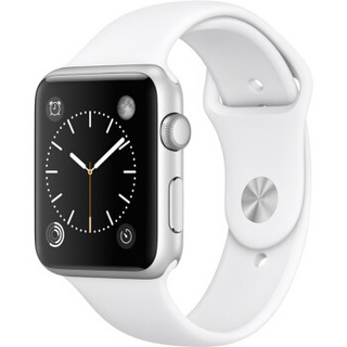 Apple Watch Sport 智能手表(42毫米银色铝金属表壳搭配白色运动型表带 A2008）