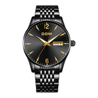 DOM 时尚商务双历系列 11BK-1M89 男士石英手表