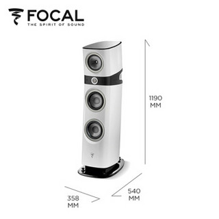 FOCAL劲浪SOPRA N2 音响家庭影院 HIFI 2.0 落地式音箱 木质法国原装（白色）