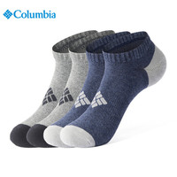 哥伦比亚（Columbia）袜子 春夏男女款通用户外运动袜舒适透气休闲短袜（4双装） LU9744 029 L