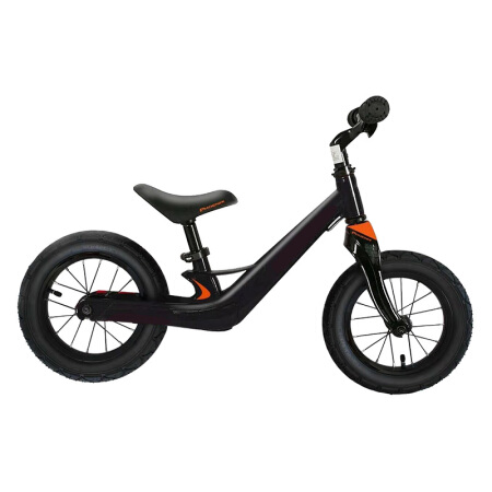 凤凰（Phoenix）儿童平衡车 2-3-5-6岁宝宝 镁合金滑步车充气辐条轮 小孩玩具车 小孩自行车 黑色
