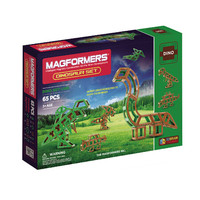 MAGFORMERS 麦格弗 怪兽系列 708001 恐龙套组 65片