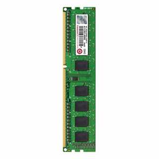 Transcend 创见 DDR3 1600MHz 台式机内存 普条 绿色 4GB TS1GLK64V6H