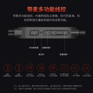 雷柏（Rapoo）VM150游戏耳机 入耳式耳麦 有线耳机带麦 可拆麦克风 手机手游吃鸡 双麦耳机 红色【3.5mm+电脑一分二线】