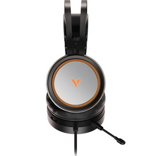 RAPOO 雷柏 VH530 耳罩式头戴式降噪有线耳机 黑色 USB-A