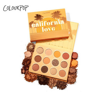 卡拉泡泡（Colourpop）加州挚爱十二色眼影盘化妆品易上妆闪亮仙女盘初学者日常眼影盘 California Love（加州挚爱）