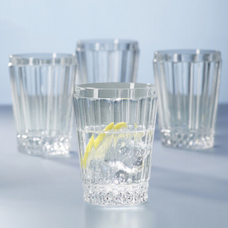 唯宝Villeroy&Boch查尔斯顿系列水杯德国进口水晶玻璃杯欧式家用冷饮杯饮料杯370ml4支装