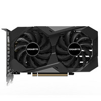 GIGABYTE 技嘉 GTX1650 WF2OC 4G D6 显卡 4GB 黑色