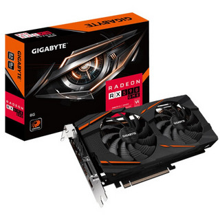 技嘉（GIGABYTE）RX580/590/5500/5600/5700XT 游戏显卡AMD6/8G RX 590 GME 8G+技嘉650W电源