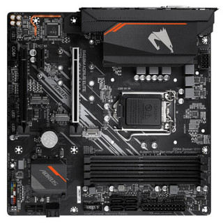 技嘉 B460/Z490主板+intel酷睿i5 10400F/10500 主板CPU套装 B460M AORUS ELITE 信仰小雕M板 i5 10400 6核心12线程