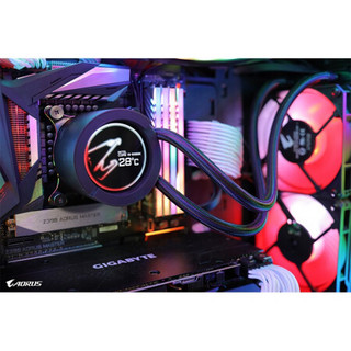 技嘉（GIGABYTE）AORUS CPU散热器 水冷 多平台RGB 台式机电脑 静音 AORUS LIQUID COOLER 360散热