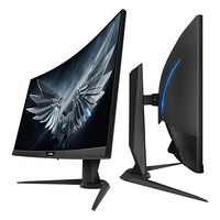 GIGABYTE 技嘉 CV27F 27英寸 VA 曲面 G-sync FreeSync 显示器(1920×1080、165Hz、90%DCI-P3)