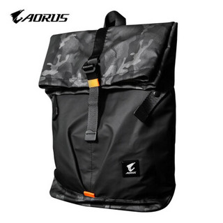 技嘉（GIGABYTE）AORUS 迷彩户外双肩背包/多功能商务双肩背包 15.6英寸电脑包 迷彩户外轻便双肩包