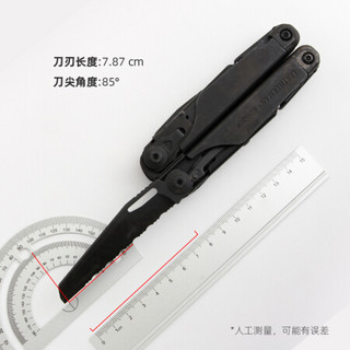 莱特曼（LEATHERMAN）SURGE海啸银黑色 美国多用工具钳莱泽曼组合工具钳多功能工具