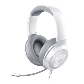 RAZER 雷蛇 北海巨妖标准版X 水银款 耳罩式头戴式有线耳机 银色 3.5mm