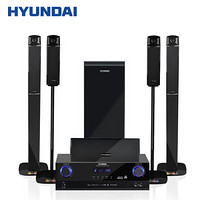 现代（HYUNDAI）家庭影院音响组合KTV套装模拟5.1音响家用设备客厅电视卡拉OK音响 H-5+QA-1200
