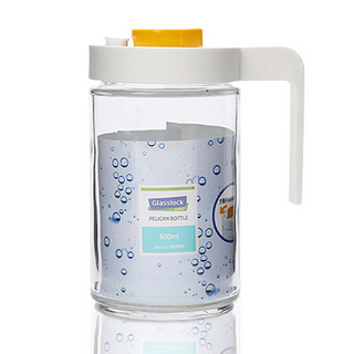 Glasslock韩国进口玻璃油瓶油壶厨房家用防漏酱油瓶醋瓶调料瓶 600ml/IP608S