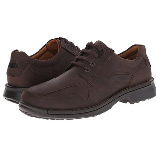 ecco 爱步 Fusion Tie Derby 男款真皮休闲鞋 coffee EU39