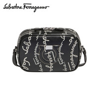 菲拉格慕(Salvatore Ferragamo) 20ss春夏 女士亮白色 牛剖层革照相机包0725725(送女友 送礼)