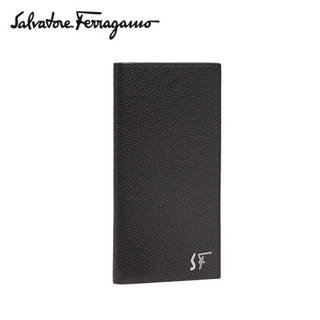 菲拉格慕(Salvatore Ferragamo) 20ss春夏 男士黑色牛皮革钱包0725754(送男友 送礼)