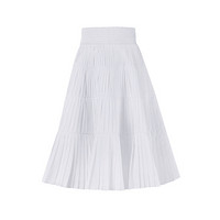 PRADA 普拉达 女士棉质白色裙子 P150QRS201-1UCX-F0009 38