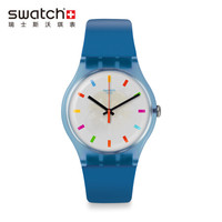 斯沃琪 Swatch 瑞士手表 原创系列简约时尚  学生石英男女表SUON125