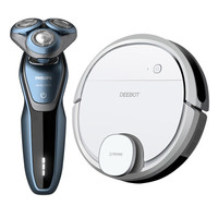 飞利浦（PHILIPS）电动剃须刀S6015+科沃斯扫地机器人DN33