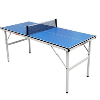 双鱼乒乓球桌家庭便携小型可折叠室内居家迷你简易可手提k1乒乓球台家用