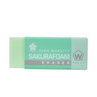 SAKURA 樱花 日本樱花(SAKURA)橡皮擦马卡龙系列学生考试美术绘图 XRFW-100中号单块浅绿色