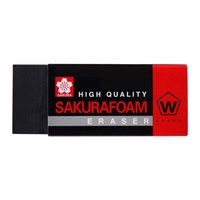 日本樱花(SAKURA)橡皮擦马卡龙系列学生考试美术绘图 XRFW-100中号单块黑色【日本进口】