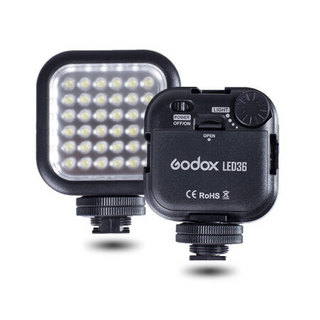 神牛（Godox）LED36 摄影灯常亮外拍摄像补光采访婚庆DV新闻摄像灯 常亮灯LED36