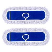 雅高 40CM拖把替换布 平板拖把尘推换洗布头布罩墩布2个装