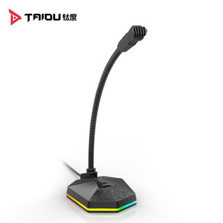 TAIDU 钛度 星传 F1 USB版 麦克风 黑色 RGB