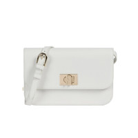 芙拉 FURLA SS20 春夏 1927系列 牛皮革 白色 XL号斜挎包单肩包 送女友1055666