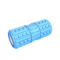 米客泡沫轴按摩棒狼牙棒瑜伽柱滚轴肌肉放松按摩泡沫滚轴瑜伽器材  浅蓝色MK2801-04