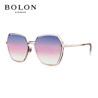暴龙BOLON太阳镜女款眼镜多边形墨镜BL7055A30