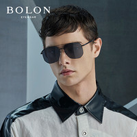 BOLON 暴龙 太阳镜2020年飞行员框墨镜男款偏光眼镜BL8072C10