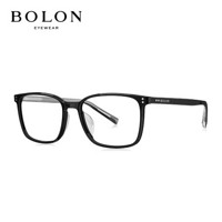BOLON 暴龙 2020新款暴龙光学镜板材框男女款镜框近视眼镜架BJ3088 B10-黑色