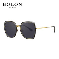 BOLON暴龙2020太阳镜女大框偏光墨镜时尚潮流眼镜BL6093 C12-紫灰色