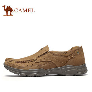 骆驼（CAMEL） 时尚舒适轻盈透气休闲鞋男 A012307180 驼色 42