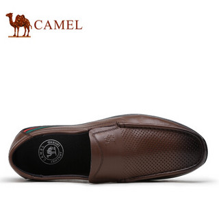 骆驼（CAMEL） 英伦柔软套脚舒适休闲商务男鞋  A022168790 棕色 42