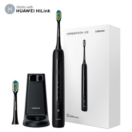 HUAWEI Hilink 华为智选电动牙刷 LBT-203532A 智能声波震动牙刷 成人全自动情侣款 星夜黑